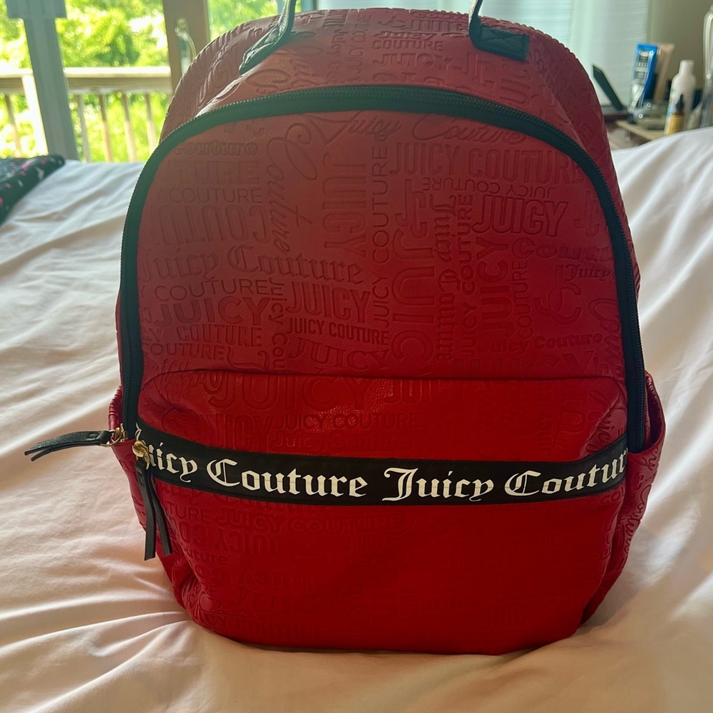 Juicy Couture Red Backpack